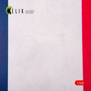 KELIK KS48029 France Flag - Acrylic 3 mm (410 x 270 mm) (410 g) 1/48 – immagine 2