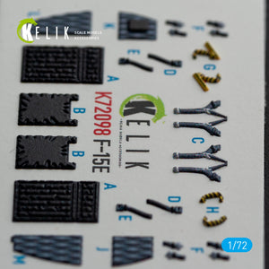 KELIK K72098 F-15E - interior 3D decals for GWH kit 1/72 – imagen 4