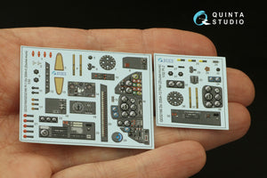 Quinta Studio QD32166 Do 335A-12 3D-Printed &amp;amp; coloured Interior on decal paper (Zoukei-Mura) 1/32 – imagen 17