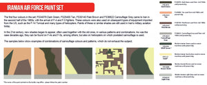 Hataka AS119 Iranian Air Force Paint Set 8x17 ml – immagine 3