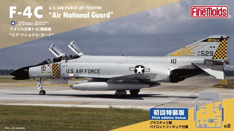 Fine Molds FP46S U.S. Air Force Jet Fighter F-4C "Air National Guard" 1/72
