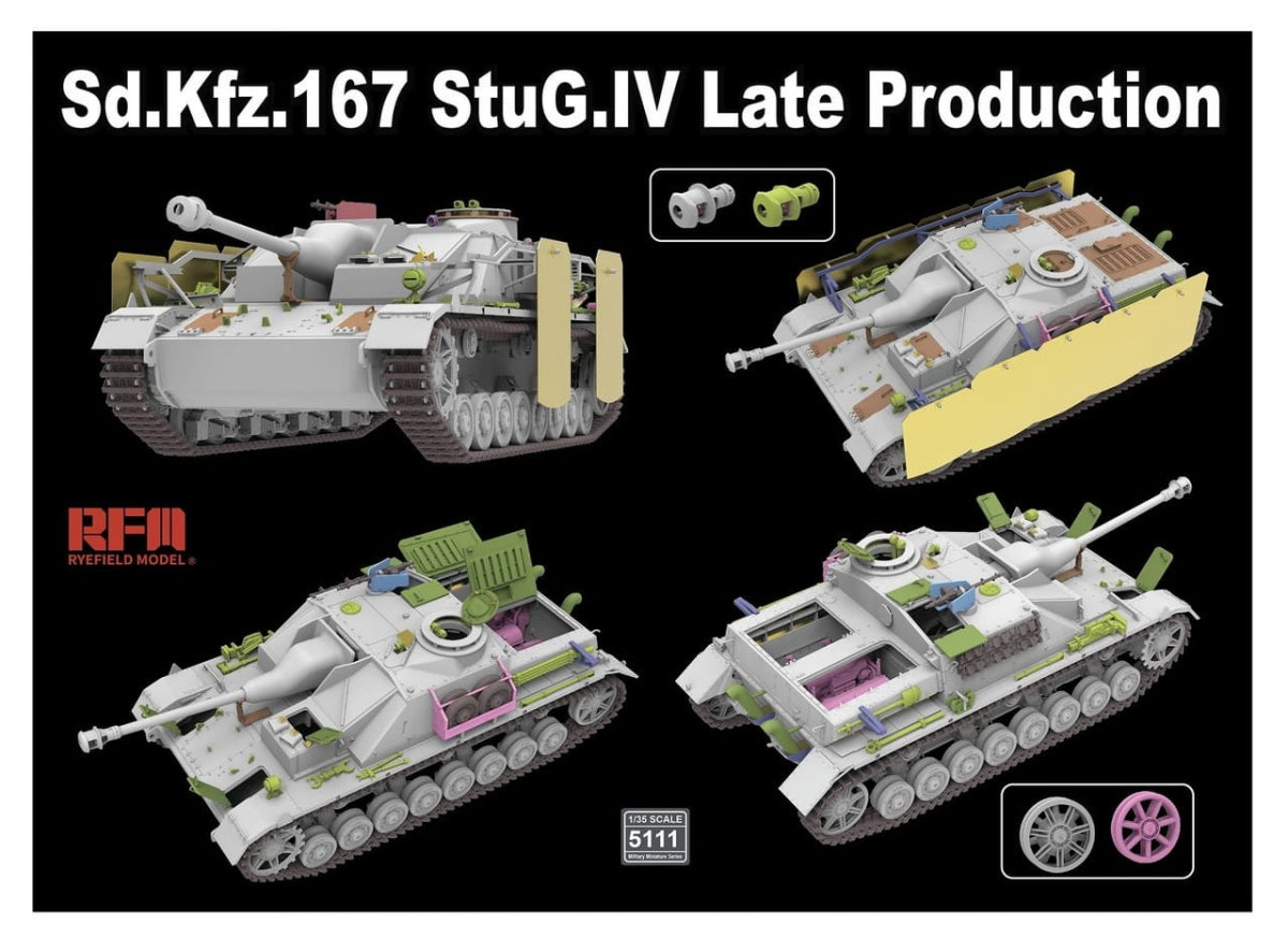 Rye Field Model 5111 Sd.Kfz. 167 StuG.IV Late Production 1/35 – imagen 2