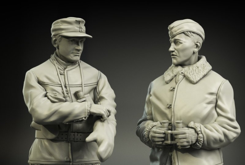 Panzer Art FI35-029 Waffen-SS tank officers winter clotches set 1/35 – Bild 2