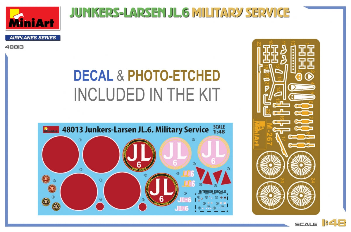 MiniArt 48013 Junkers-Larsen JL.6 1/48 – immagine 2