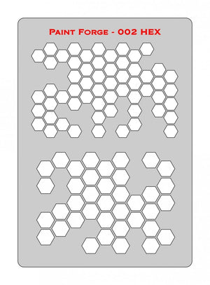 Pochoir Paint Forge PFST002M - HEXAGONAL 2