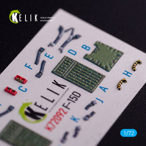 KELIK K72092 F-15D - interior 3D decals for FineMolds kit 1/72 – Bild 6