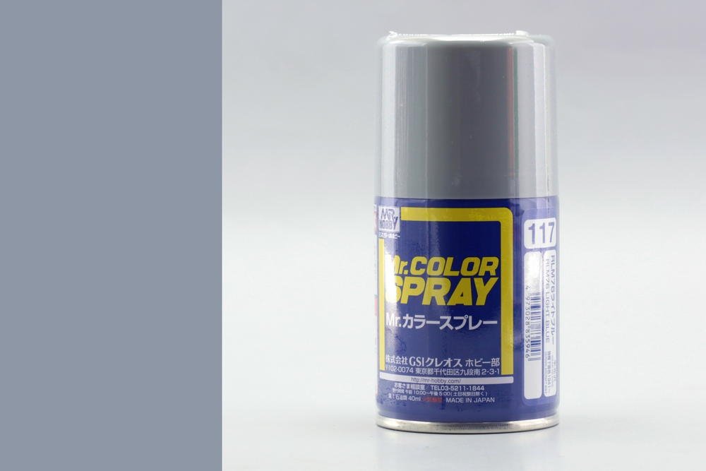 Mr.Hobby S-117 RLM76 Light Blue - (Semi Gloss) Spray
