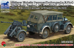 Bronco CB35209 Kfz12(Early Version) &amp;amp; 2.8cm sPzB41 w/Trailer Sd.Ah.32/2 1/35