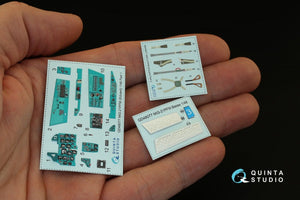 Quinta Studio QD48077 MiG-21PFM 3D-Printed &amp;amp; coloured Interior on decal paper (for Eduard kit) 1/48 – imagen 2