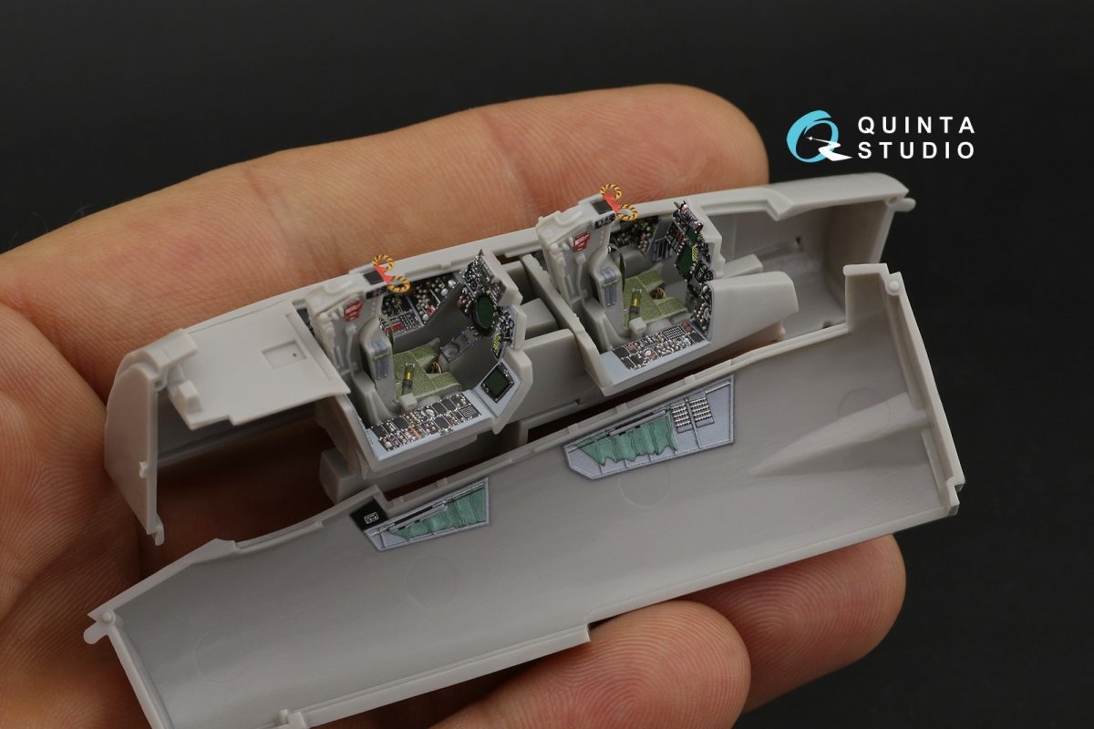 Quinta Studio QD72027 F-14A 3D-Printed &amp;amp; coloured Interior on decal paper (for Hasegawa kit) 1/72 – imagen 5