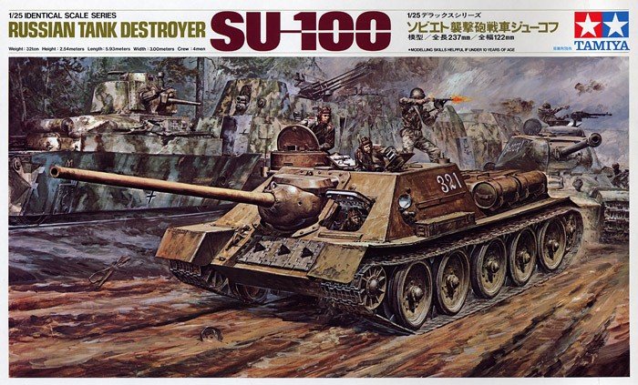Tamiya 25104 Russian SU-100 Kit 1/25