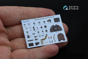 Quinta Studio QD48205 Spitfire Mk.II 3D-Printed &amp;amp; coloured Interior on decal paper (Eduard) 1/48 – Bild 8