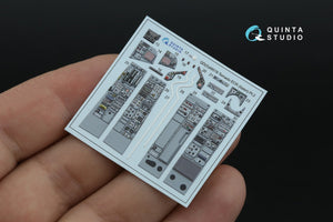 Quinta Studio QD+48519 Tornado ECR 3D-Printed coloured Interior on decal paper (Italeri) (with 3D-printed resin parts) 1/48 – immagine 5