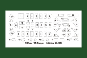 Hobby Boss 87274 TBM-3 Avenger 1/72 – imagen 3