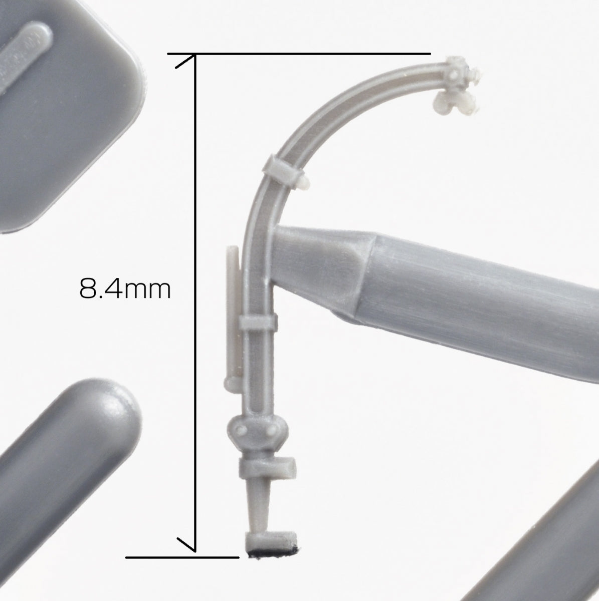 Fine Molds WA06 IJN Vessels Radial Bort Davits Set (Large) 1/700 – imagen 2