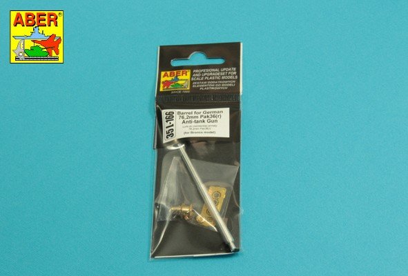 Aber 35L-166 Barrel for German 76,2mm Pak 36(r) Anti-tank Gun Fit to BRONCO model 35056 1/35 – imagen 8