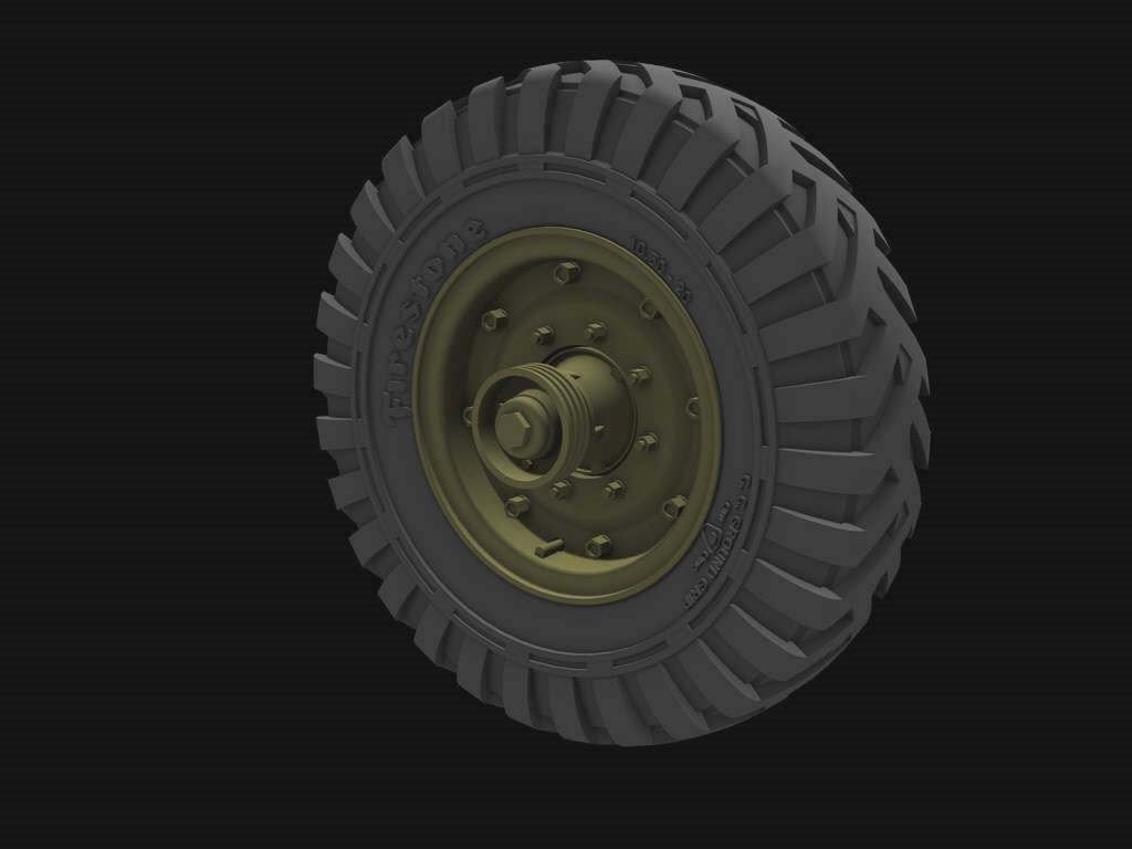 Panzer Art RE35-612 Fordson WOT 6 road wheels (Dunlop) 1/35 – imagen 2