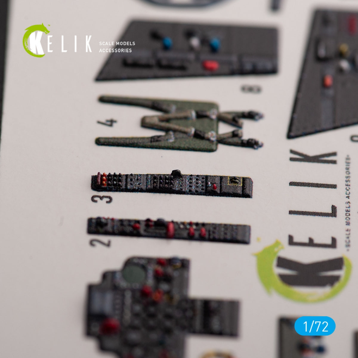 KELIK K72131 Super Etendard - interior 3D decals for Academy kit 1/72 – immagine 4