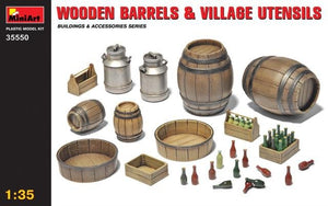 MiniArt 35550 Tonneaux en bois et ustensiles de village (1/35)