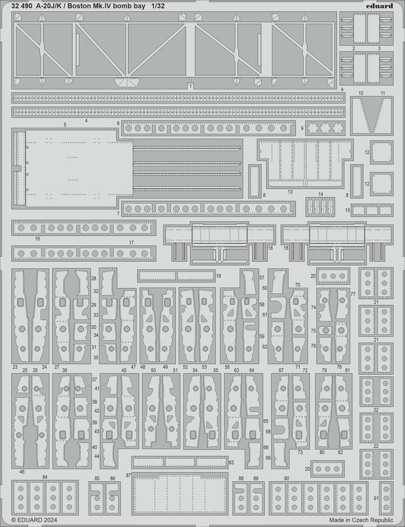 Eduard BIG33162 Boston Mk. IV HONG KONG MODELS 1/32 – imagen 2