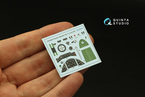 Quinta Studio QD48402 Gloster Gladiator MKII 3D-Printed &amp;amp; coloured Interior on decal paper (I Love Kit) 1/48 – imagen 4