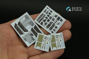 Quinta Studio QD48373 F/A-18F late / EA-18G 3D-Printed &amp;amp; coloured Interior on decal paper (Hobby Boss) 1/48 – Bild 5