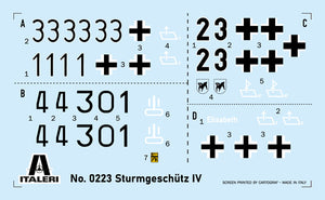 Italeri 0223 SD. Kfz. 167 SturmGeschutz IV 1/35 – image 3