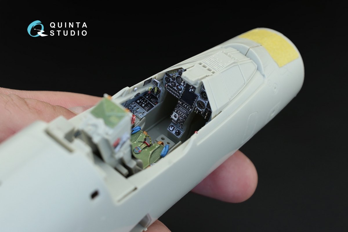 Quinta Studio QD32009 Mirage 2000C 3D-Printed &amp;amp; coloured Interior on decal paper (for Kitty Hawk kit) 1/32 – Bild 9