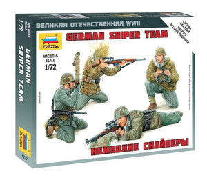 Zvezda 6217 Équipe de tireurs d&amp;#39;élite allemands (1/72)