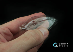Quinta Studio QC48008 MiG-29 (All single seater version) vacuformed clear canopy (for GWH kits) 1/48 – imagen 2