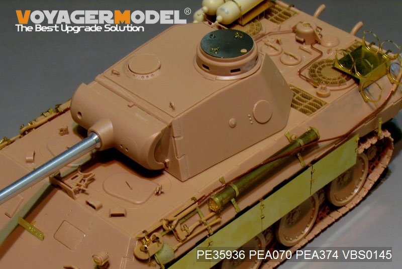 Voyager Model PE35936 WWII German Panther D w/&amp;quot;Stadtgas&amp;quot; Fuel Tanks Basic For MENG TS-038 1/35 – imagen 14