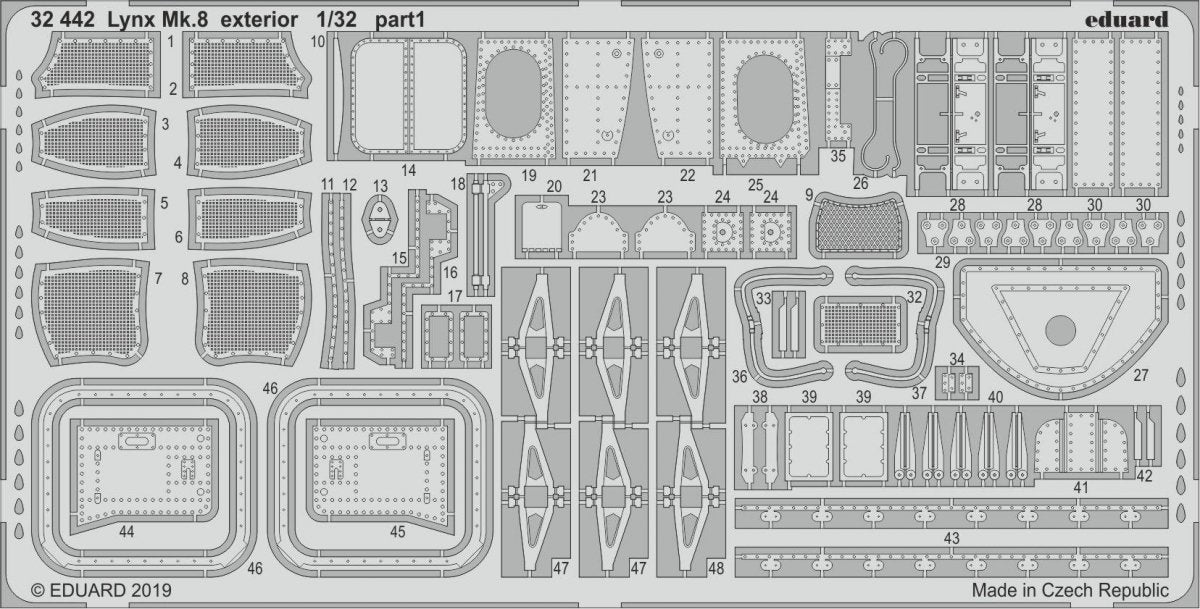 Eduard 32442 Lynx Mk.8 exterior REVELL 1/32 – imagen 2