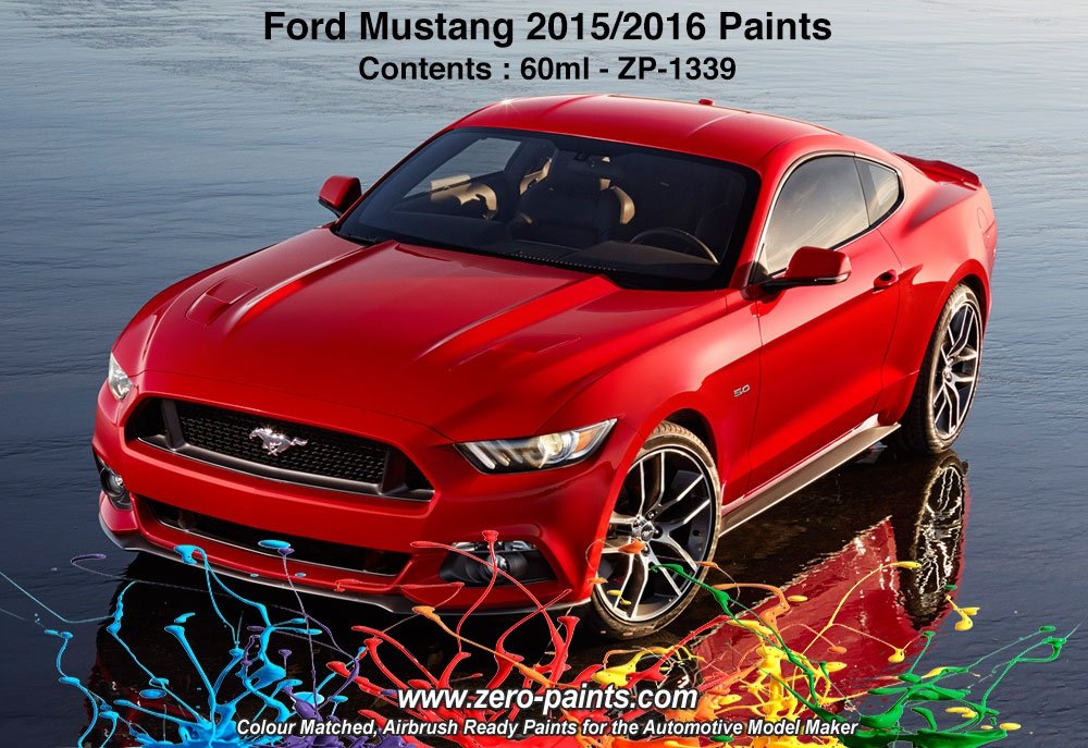 Peinture Zero Paints ZP-1339 pour Ford Mustang 2015, 60 ml