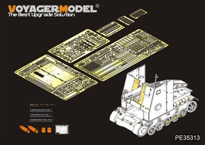 Voyager Model PE35313 WWII German 150mm s.IG.33(Sf) auf Pz.Kpfw.I Ausf.B Basic For DRAGON 6259 1/35