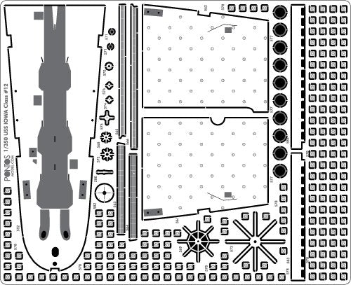 Pontos 35011F1 USS BB-63 Missouri BATTLESHIP Detail Up Set 1/350 – imagen 11