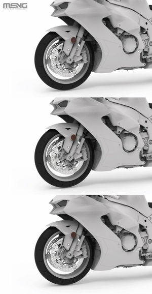 Meng Model MT-007 Kawasaki Ninja ZX-10R 1/9 – imagen 6