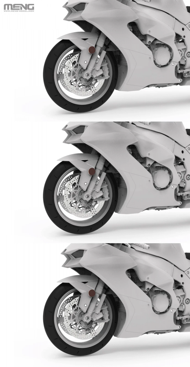 Meng Model MT-007 Kawasaki Ninja ZX-10R 1/9 – imagen 6