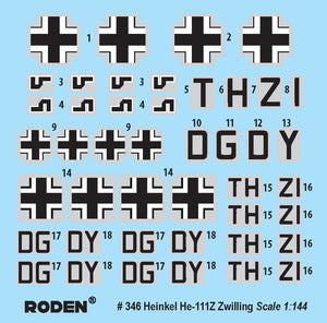 Roden 346 Heinkel He 111Z-1 Zwilling 1/144 – immagine 4