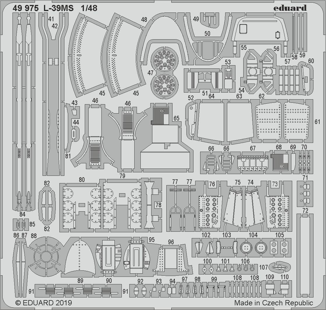 Eduard 49975 L-39MS 1/48 TRUMPETER – imagen 2