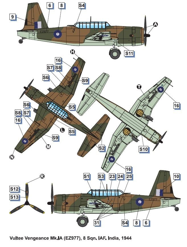 Dora Wings 72038 Vultee A-31 Vengeance 1/72 – immagine 5