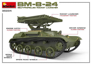 MiniArt 35234 BM-8-24 SELF-PROPELLED ROCKET LAUNCHER 1/35 – imagen 3