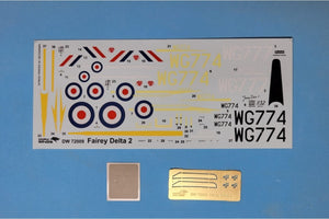 Dora Wings 72009 Fairey Delta 2, avion de recherche supersonique britannique, échelle 1/72  – image 4