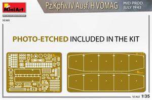 MiniArt 35305 Pz.Kpfw.IV Ausf. H Vomag. MID PROD. JULY 1943. INTERIOR KIT 1/35 – immagine 2
