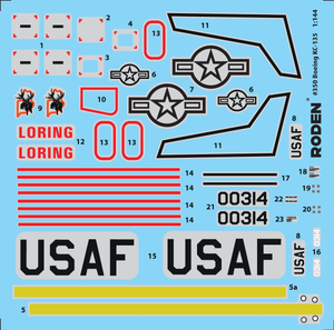 Roden 350 Boeing KC-135R Stratotanker 1/144 – zdjęcie 3