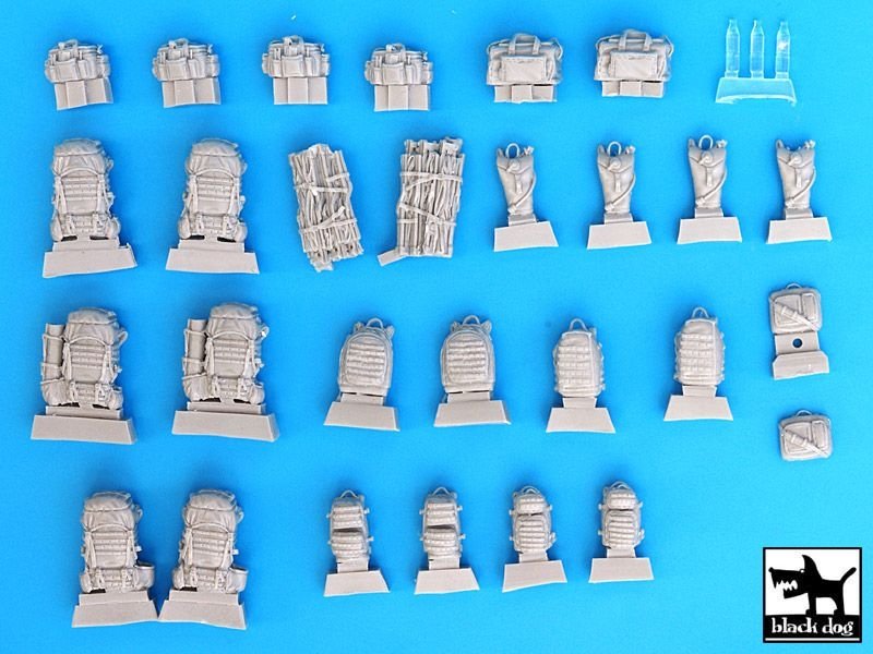 Black Dog T35037 US modern bags accessories set 1/35 – imagen 6