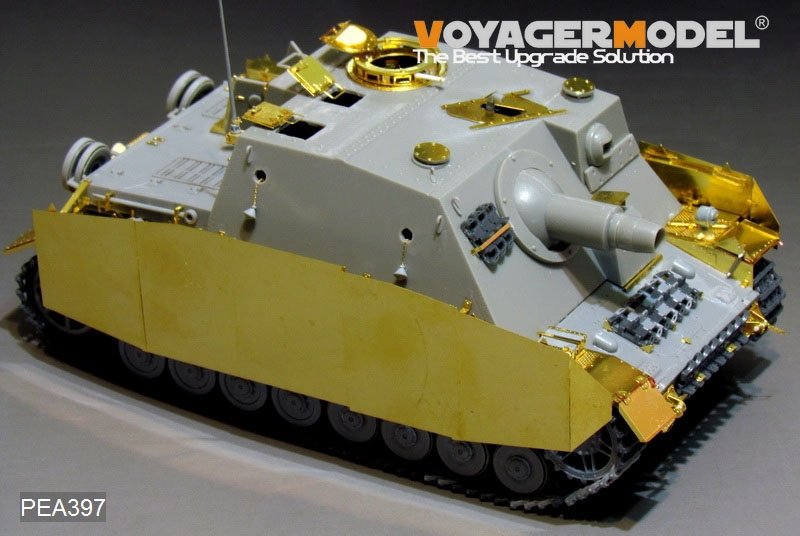 Voyager Model PEA397 WWII German Sturmpanzer IV Brummbar Late Version Side Skirts（For DRAGON 6081) 1/35 – imagen 2