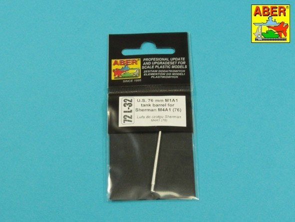 Aber 72L-32 Lufa 76mm do czołgu Sherman M4A1 (76) / U.S. 76 mm M1A1 tank barrel for Sherman M4A1 (76) 1/72 – Bild 5