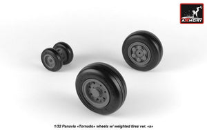 Armory Models AW32501a Panavia Tornado wheels, w/ tyres type “a” (DL) 1/32 – imagen 2