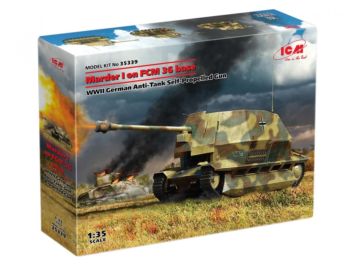 ICM 35339 Marder I on FCM 36 base 1/35 – imagen 2