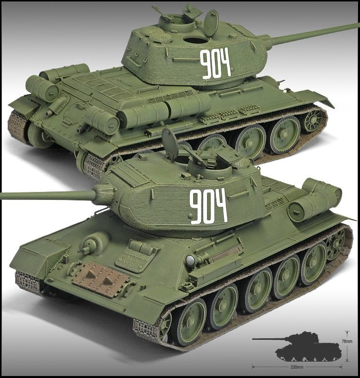 Academy 13290 T-34/85 No.112 Factory Production 1/35 – imagen 2